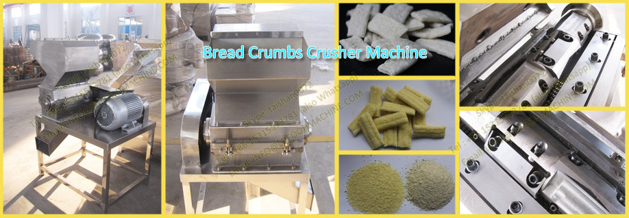 New type snowflake bread crumb processing line